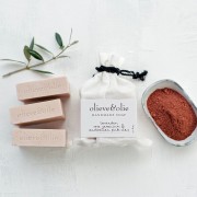 Soap | Rose Geranium + Pink Clay | 3 Pack 240g